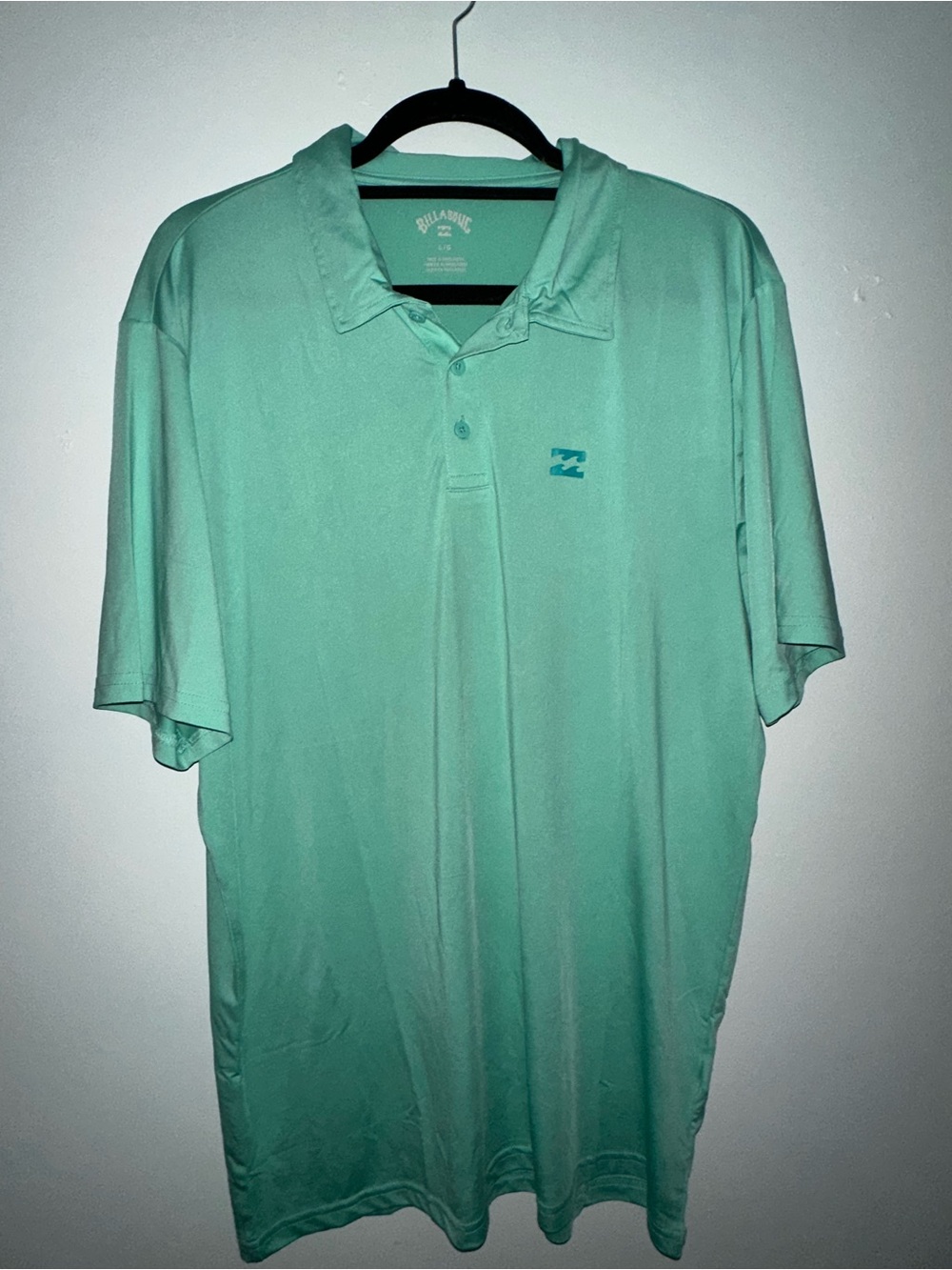 Billabong Men's Polo Shirt in Mint